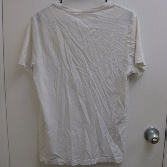 GUC white Express logo graphic tee shirt M medium - Picture 4 of 5